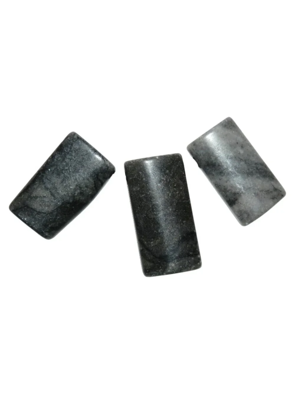 Picasso Marble 35mm & 30mm Rectangle Pendant 3-piece Pendant Bead Set NG2135